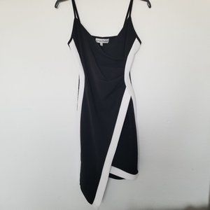 Almost Famous  Medium Junior's Black and White Dress